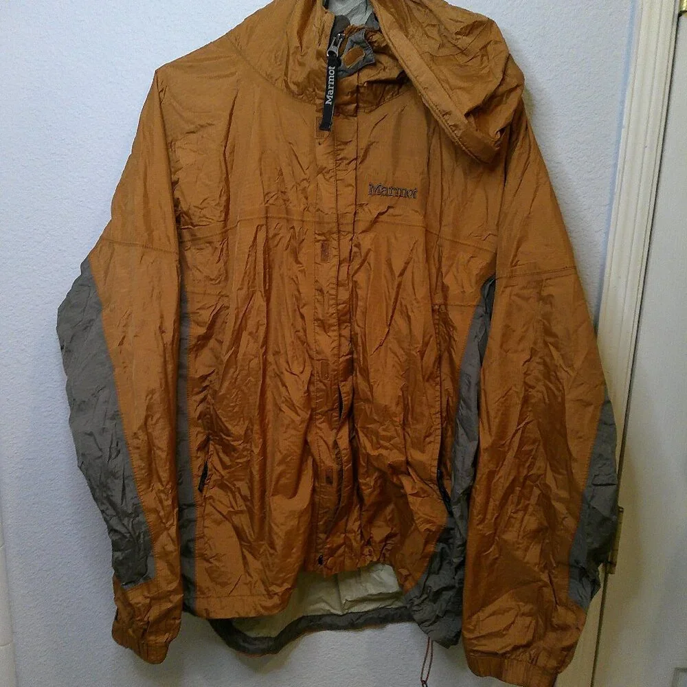 Marmot rain jacket wind breaker mens large - Picture 1 of 1